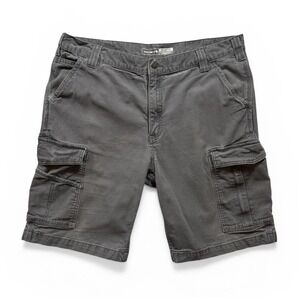 Carhartt Mens Relaxed Fit Cargo Shorts Workwear Gray Pockets Sz 38 (36x10) -1673